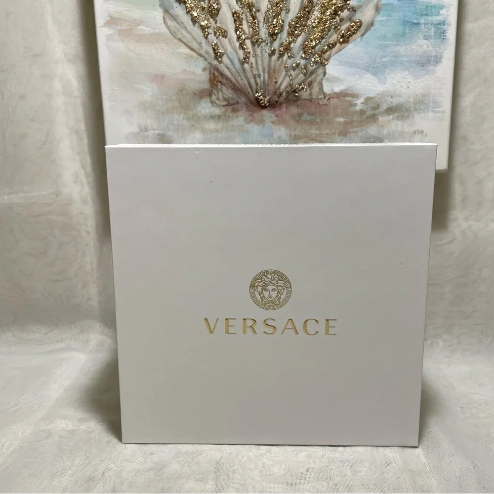 Versace White Box with Gold Versace Logo